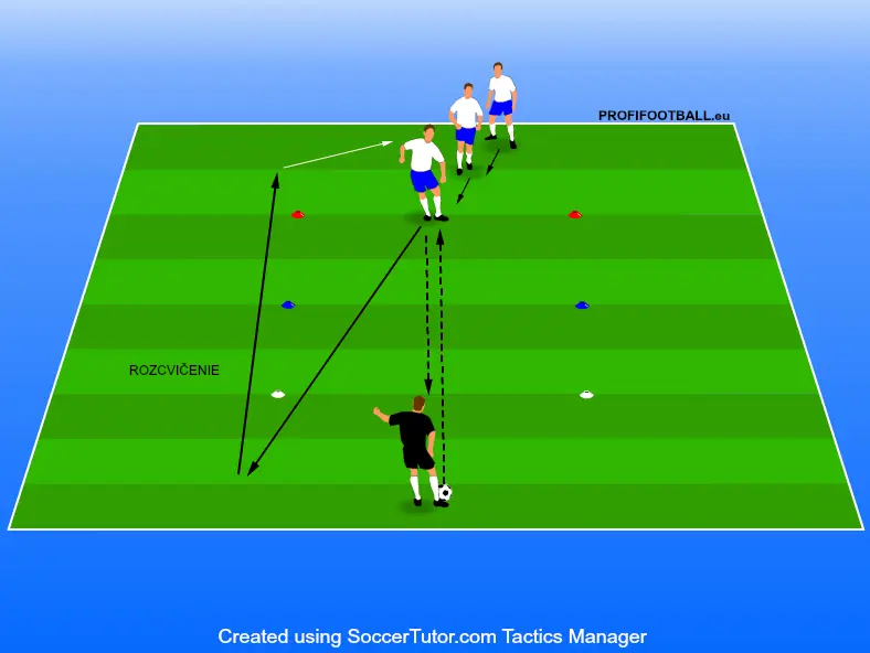 Dve prihrávky s individuálnym rozcvičením