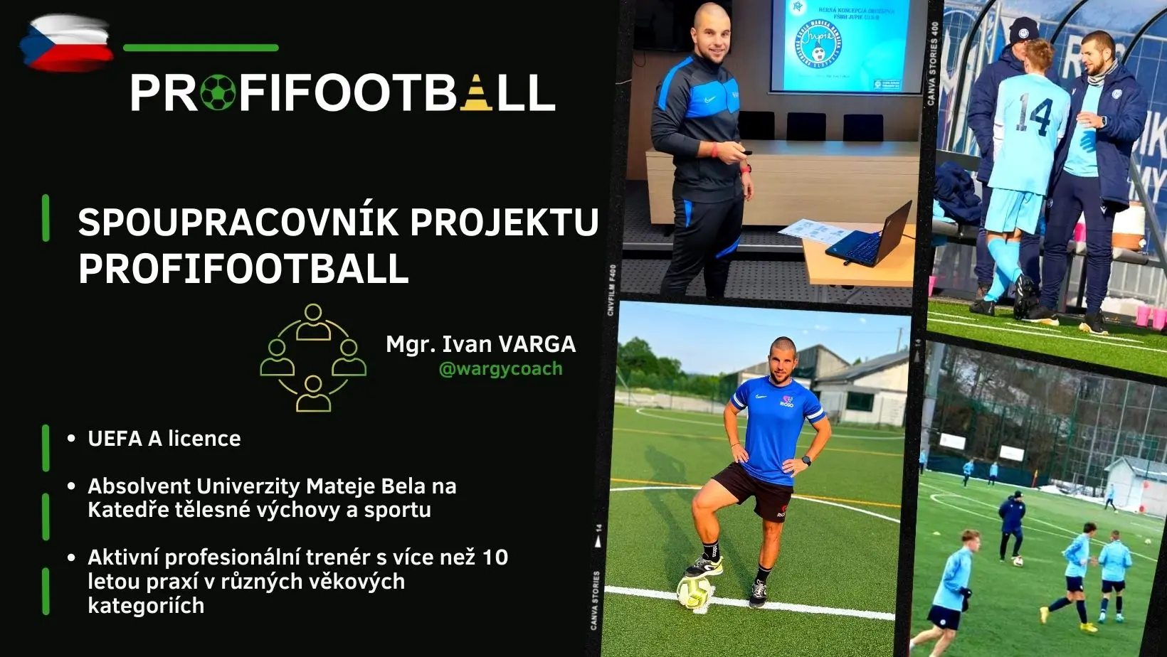 Collaboration of the project profifootball