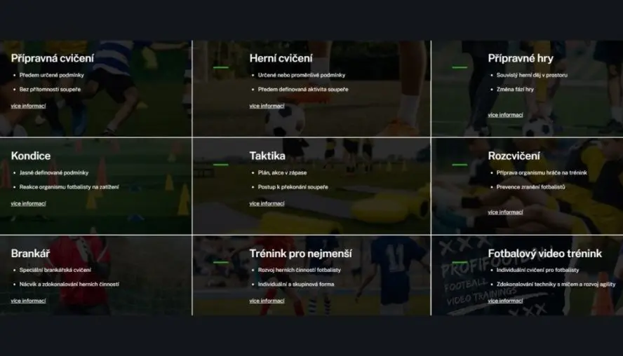 COACH PLAYER KATEGORIE cz