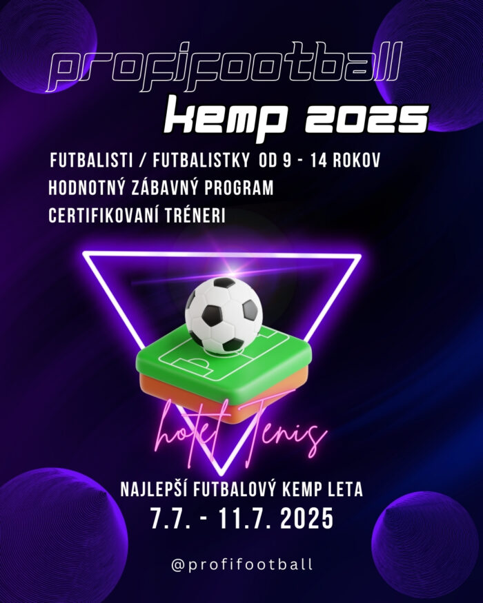 Futbalový kemp 2025 | PROFIFOOTBALL ACADEMY 2. ročník