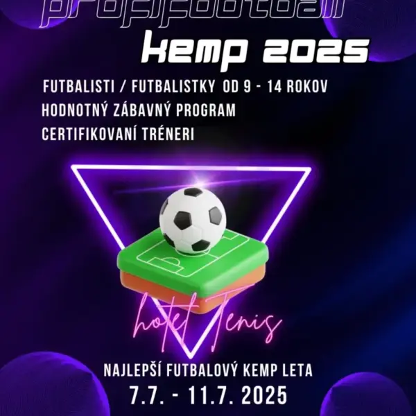 Futbalový kemp 2025 | PROFIFOOTBALL ACADEMY 2. ročník